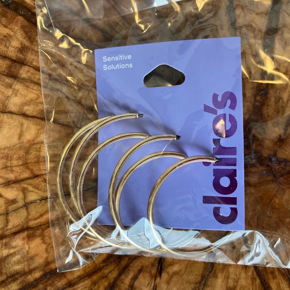 Claires Hoop Earrings -Multi Pack